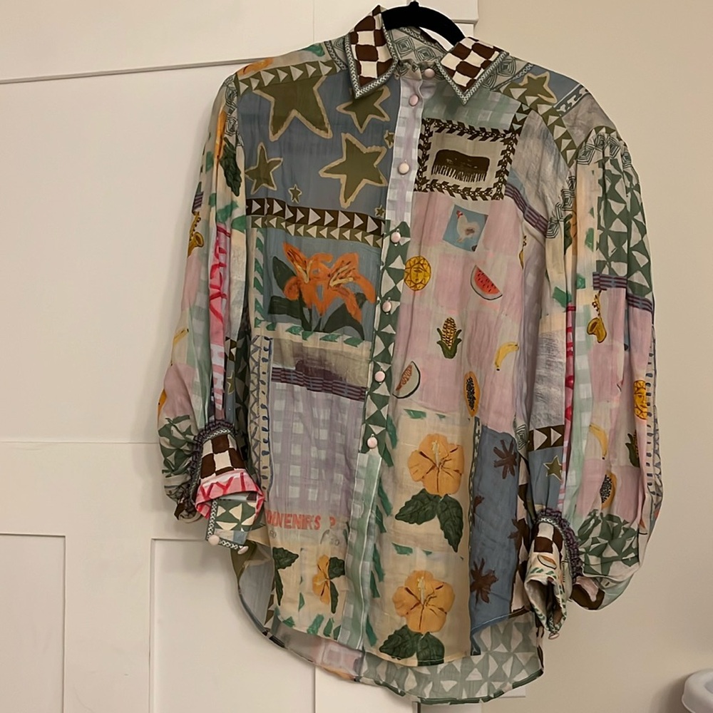 Alemais x Emma Gale Blouse Size 6AU, 2US